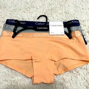 Calvin Klein boyshort 3 pack undies